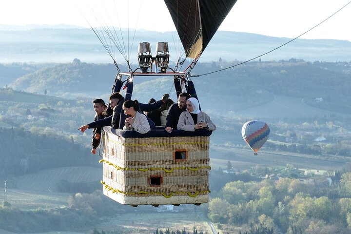 Hot Air Balloon Flight Over Tuscany from Siena