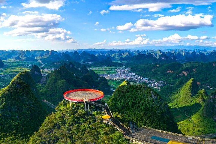 Yangshuo Ruyi Peak Cable Car and Li River Full-Day Cruise Tour