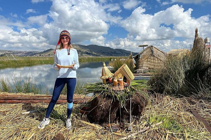 Half day by boat to the Uros Floating Islands from Puno