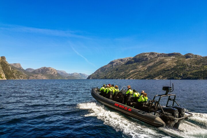 Fjord Tour with hidden cave, Preikestolen, Waterfalls and Goats