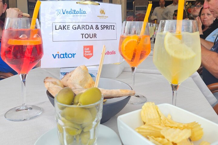 From Verona Sirmione Lake Garda with Boat and Spritz Tasting