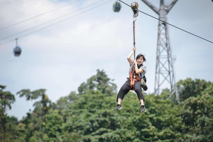 MegaZip Adventure Ride Jungle Beach & Sea Experience |Singapore