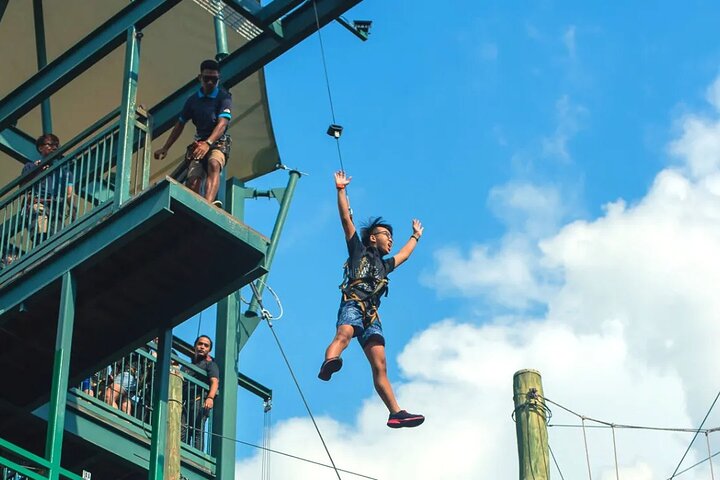 MegaZip Adventure Ride Jungle Beach & Sea Experience |Singapore