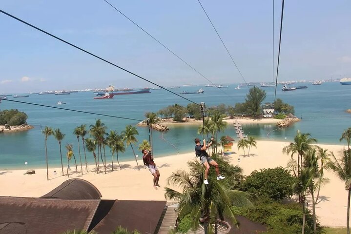 MegaZip Adventure Ride Jungle Beach & Sea Experience |Singapore