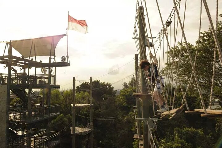 MegaZip Adventure Ride Jungle Beach & Sea Experience |Singapore