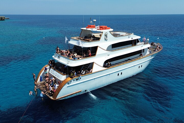 Premium Ayia Napa Cruise with Lunch, Swim Stops & Spacious Decks