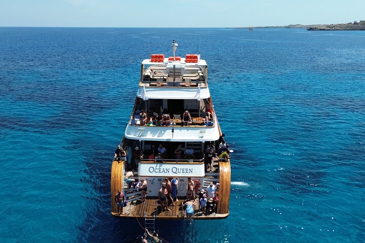 Premium Ayia Napa Cruise with Lunch, Swim Stops & Spacious Decks