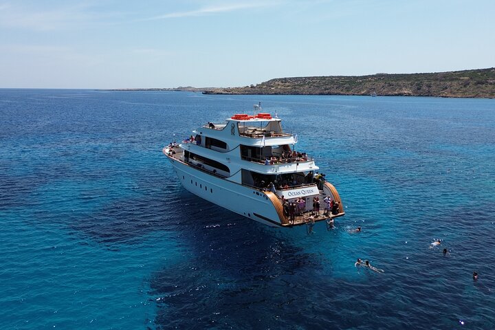 Premium Ayia Napa Cruise with Lunch, Swim Stops & Spacious Decks