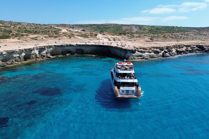 Premium Ayia Napa Cruise with Lunch, Swim Stops & Spacious Decks