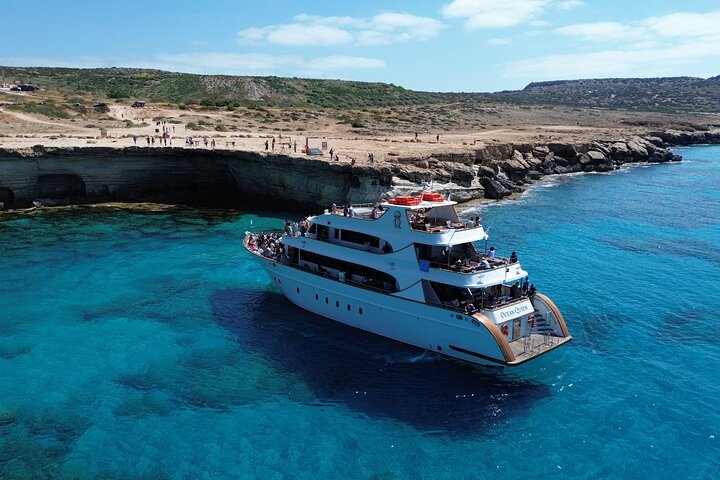 Premium Ayia Napa Cruise with Lunch, Swim Stops & Spacious Decks