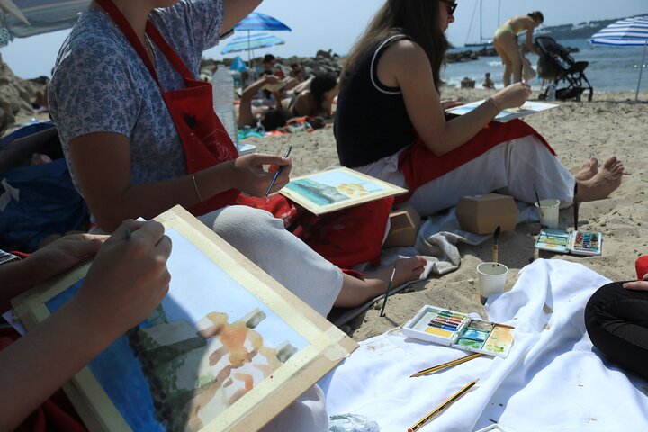 Sketch & watercolor immersion facing the sea - private workshop