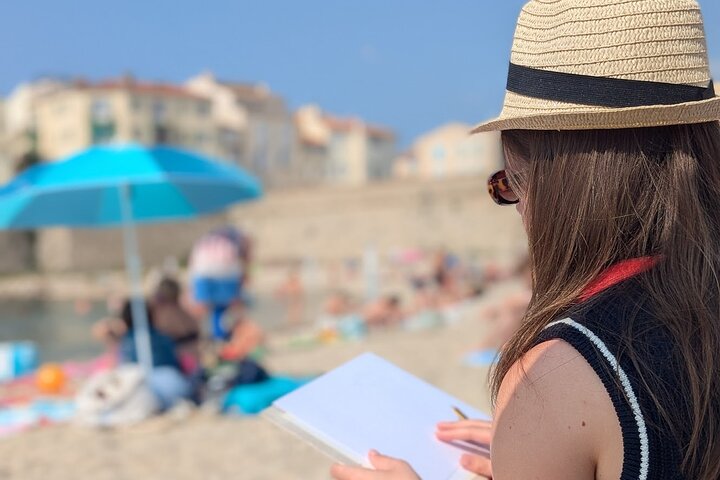 Sketch & watercolor immersion facing the sea - private workshop