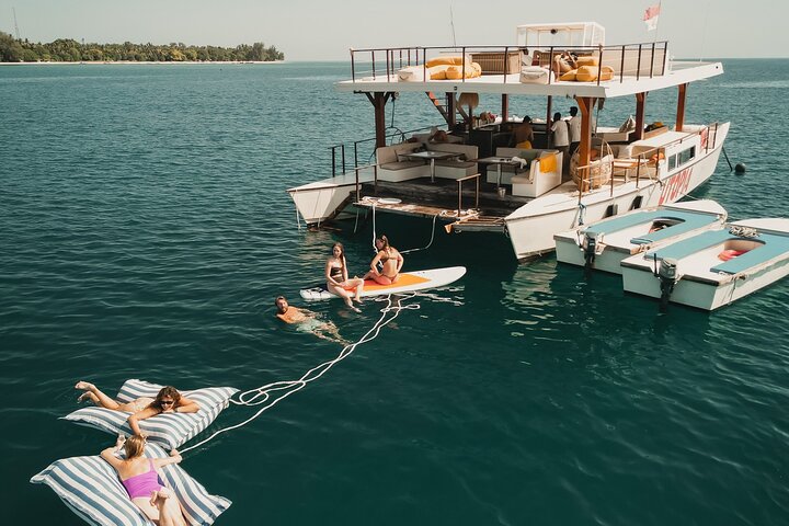 4-in-1 • Gili Islands Snorkel & Sunset Half-day Catamaran Cruise
