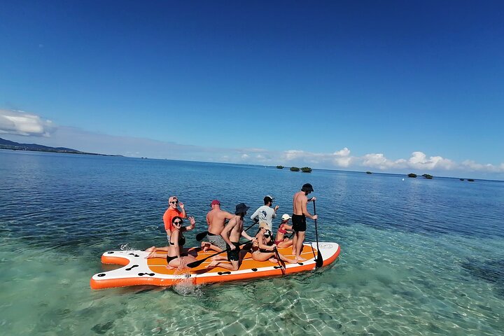 Boat Tour with Lunch in the Water in Guadeloupe Lagoon