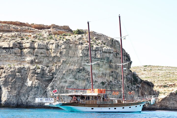 Comino, Crystal Lagoon and the Blue Lagoon Cruise from Sliema