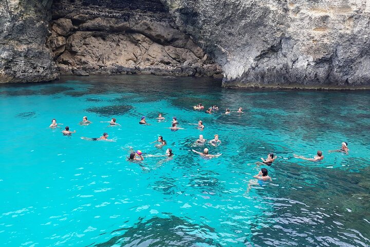 Comino, Crystal Lagoon and the Blue Lagoon Cruise from Sliema