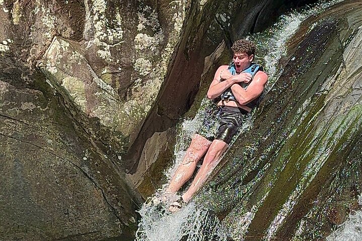 El Yunque Rainforest Waterslides, Waterfalls and Rope Swing