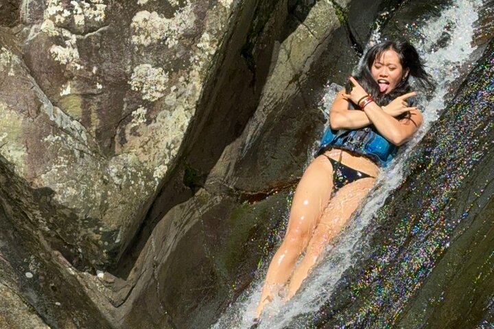 El Yunque Rainforest Waterslides, Waterfalls and Rope Swing