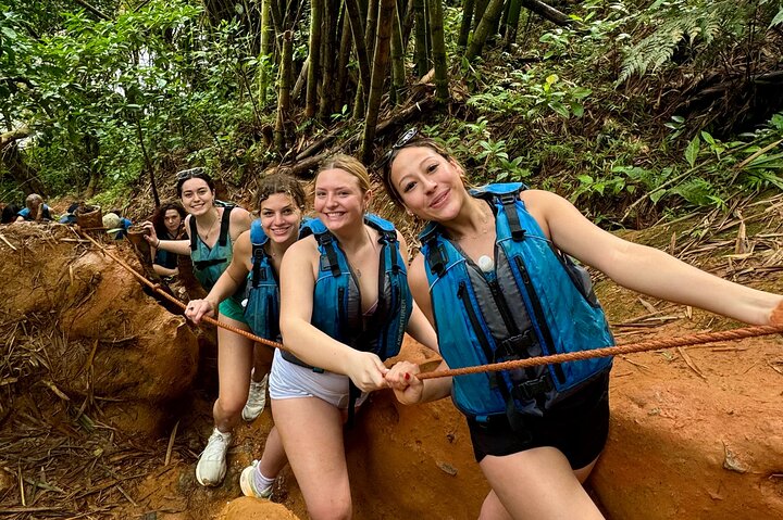 El Yunque Rainforest Waterslides, Waterfalls and Rope Swing