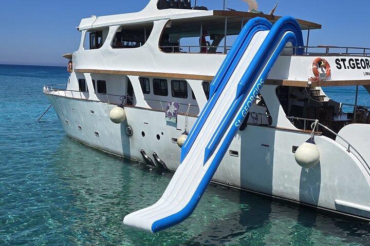 SUNSET LUXURY YACHT Protaras - HUGE slide - BBQ - 1 free drink