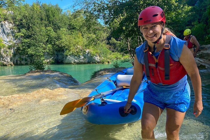 Kayaking at the Mreznica Canyon