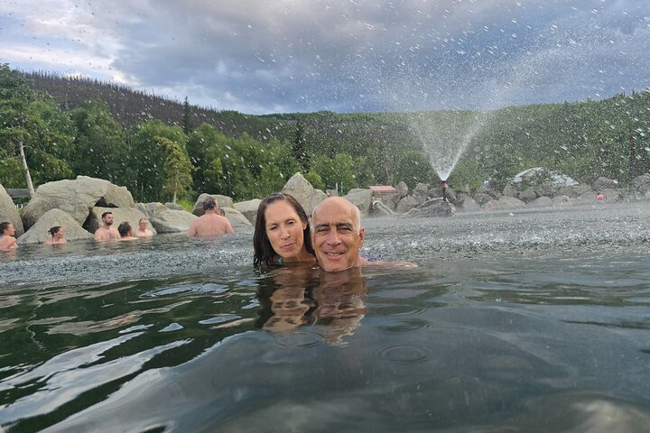 Midnight Sun Magic Chena Hot Springs Soak and Ice Museum Tour