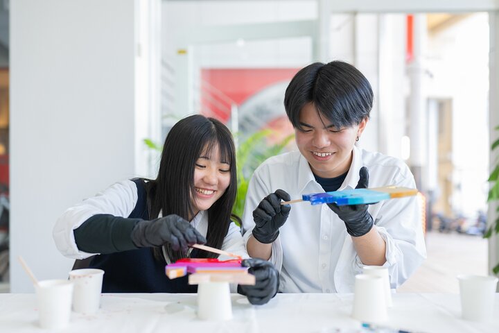 Okinawa Blue Wave Resin Art Class in Naha | Next Day Pickup
