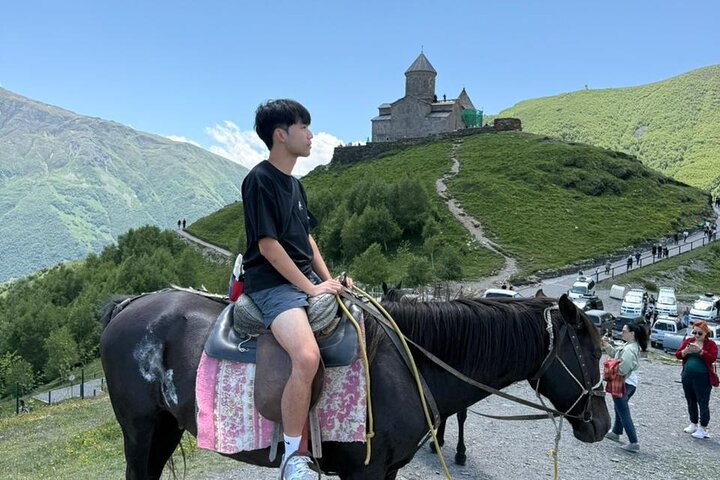 Kazbegi Horseback Ride to Gergeti Trinity Church (Iconic Views)