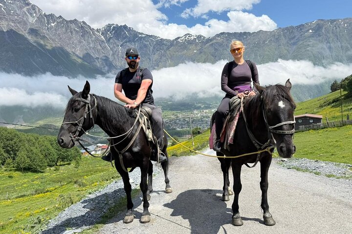 Kazbegi Horseback Ride to Gergeti Trinity Church (Iconic Views)