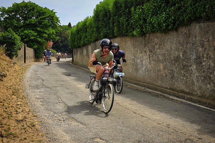 Vintage Solex EN ride in Carcassonne