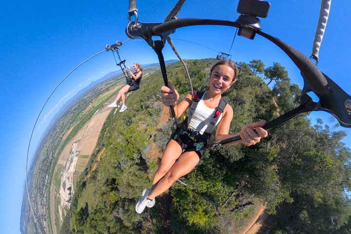 Epic Zipline Tour near Santa Barbara