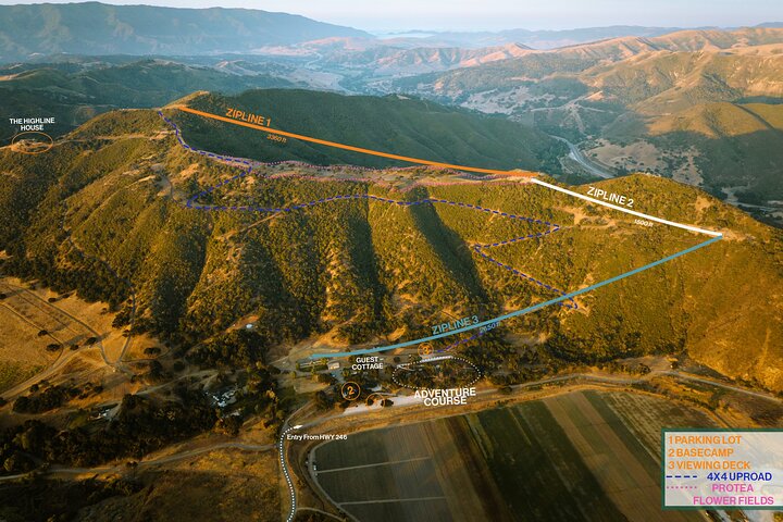 Epic Zipline Tour near Santa Barbara