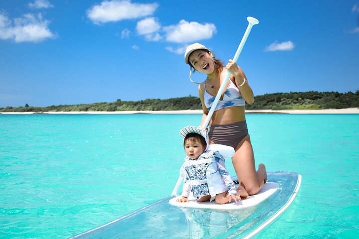 Cheap Miyakojima (Clear SUP & Sea Turtle Snorkel) No extra charge | Full refund guarantee | Free rentals and photos | 1 year old - OK!