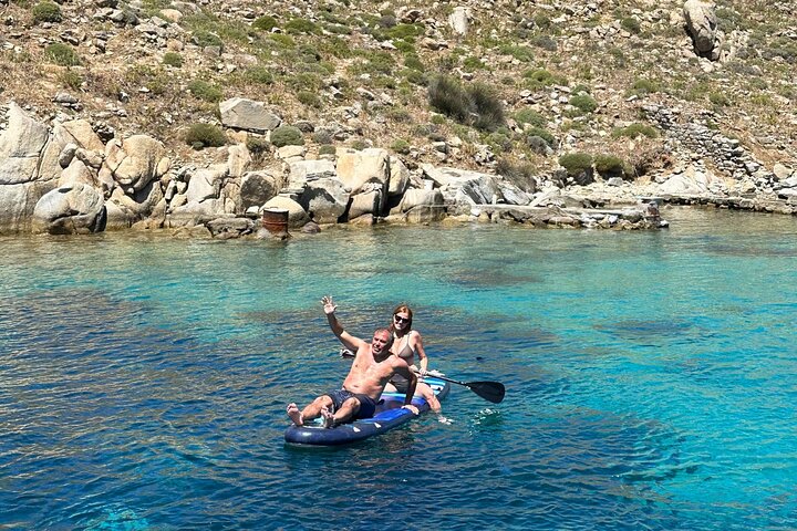 Mykonos Delos Rhenia Daily Cruise with BBQ, Drinks & Transfer