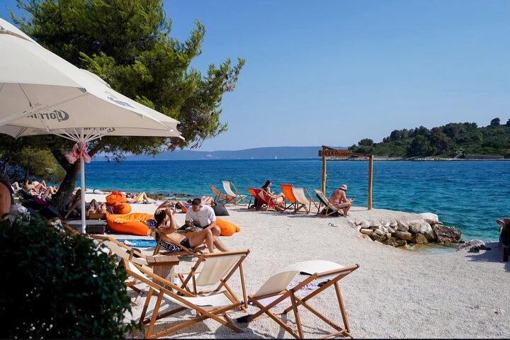 Private boat tour Blue Lagoon and 3 Islands from Trogir or Split