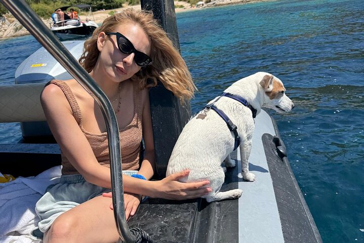 Private boat tour Blue Lagoon and 3 Islands from Trogir or Split
