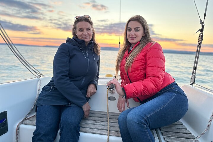 Sailing at Lake Balaton