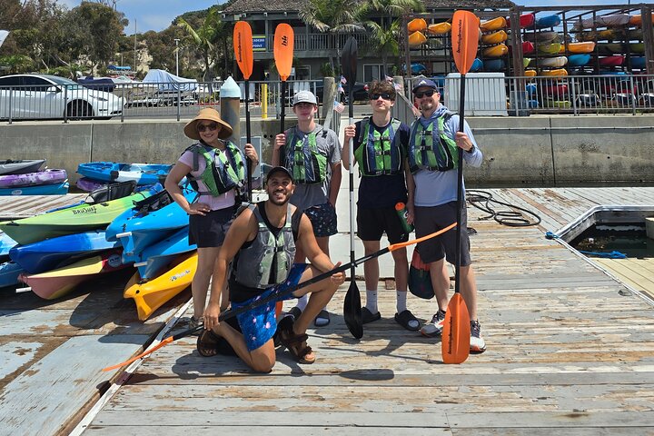 Dana Point Kayak and Hike to sea cave with Sea Lion Sightings