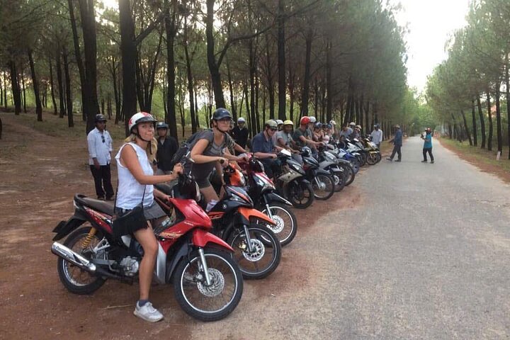 Hue Tombs Tour by Bike & Dragon Boat Cruise on Perfume River