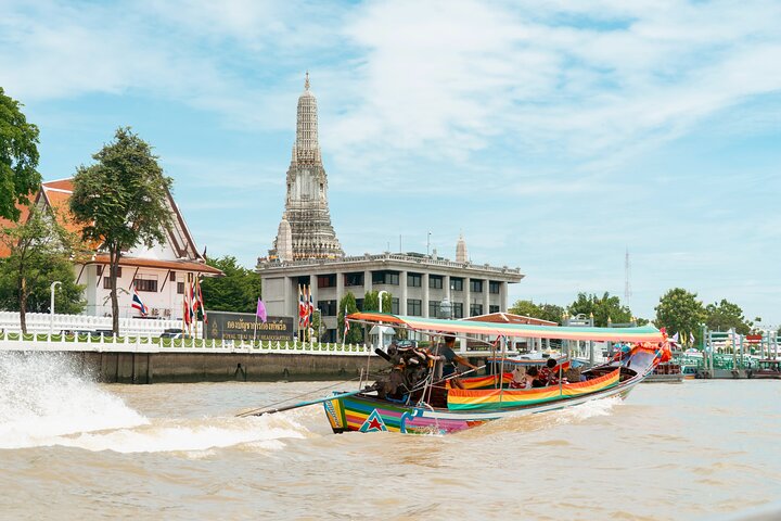 Hidden Bangkok Longtail Boat Tour to Big Buddha&Canal Life 2hrs