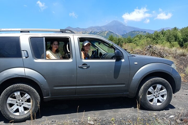 Etna Jeep OffRoad Tour: Lava Flows,Etna Wines,Lunch at 6,561 ft