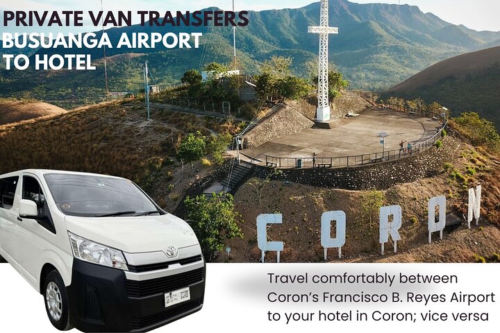 Private Van Transfers: Busuanga Airport to Coron Hotel Vice Versa