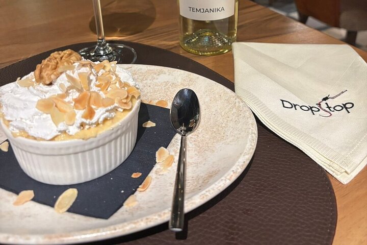 Six course dinner & Macedonian wine pairing at Dropstop Gastrobar
