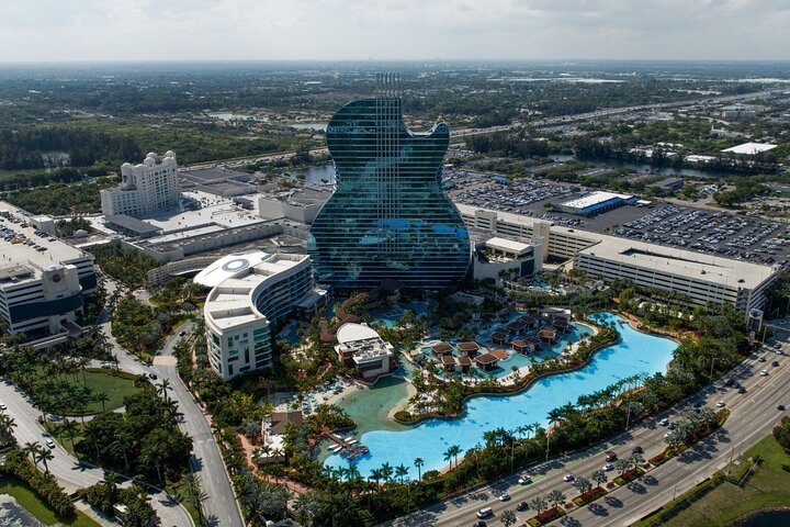 Miami Helicopter Tour Hard Rock and Beach