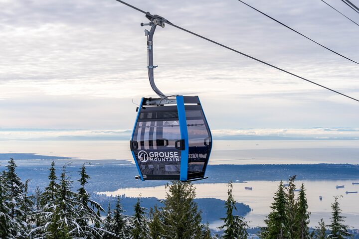 Grouse Mountain, Skyride Gondola & Capilano Bridge from Vancouver