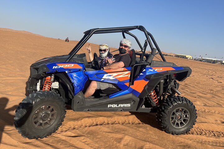 Dubai Desert Dune Buggy Adventure with Camel Ride Hotel Transfers