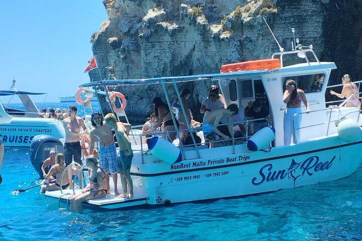 Full Day Private Boat Charters Malta: Blue Lagoon, Comino & Gozo