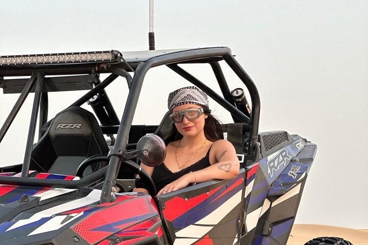 Dubai Desert Dune Buggy Adventure with Camel Ride Hotel Transfers