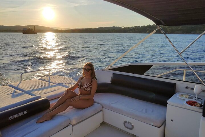 Saint Tropez Private Sunset Yacht Charter on 13m Motor Yacht