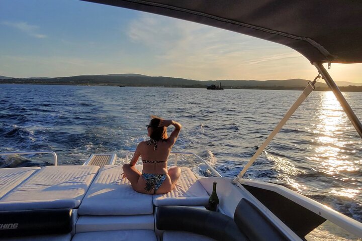 Saint Tropez Private Sunset Yacht Charter on 13m Motor Yacht
